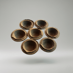 mungaaru handcrafted desi cow dung diyas organic & eco friendly